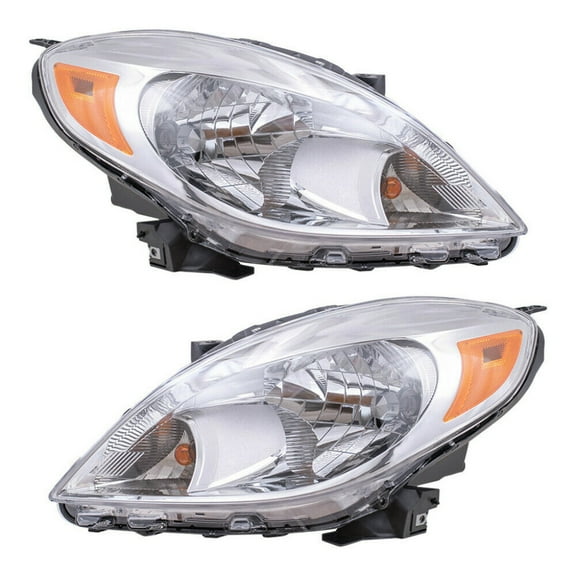 CarLights360: For 2012 2013 2014 Nissan Versa Headlight Assembly Driver and Passenger Side DOT Certified w/Bulbs-Replaces NI2502207 NI2503207 Vehicle Trim: Sedan