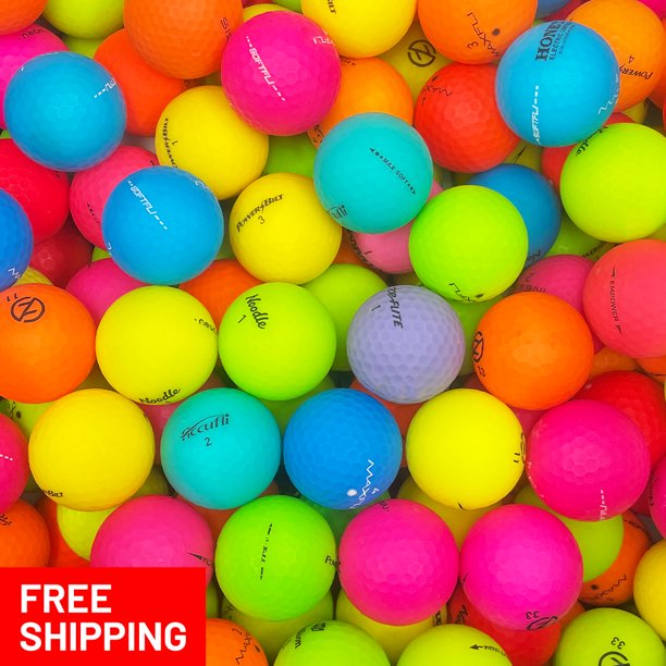 48 Matte (store line) 5A Used Recycled Golf Balls, by Mulligan Golf