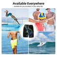 thumbnail image 6 of Daiia colorful flames dinosaur Mens Swim Trunks Swim Shorts Quick Dry Swim Shorts with Mesh Lining Pockets-3X-Large, 6 of 9