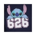 thumbnail image 5 of Disney Women's Lilo and Stitch Baseball Jersey, Classic Cartoon Baseball Shirt Navy - M, 5 of 5