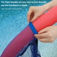 Aosijia 2 Pack Pool Noodle Floating Mesh Chair for Floating Pool Noodle