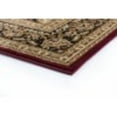 thumbnail image 5 of Sensation Transitional 5' x 7' Red and Beige Polypropylene Indoor Area Rug, 5 of 8