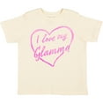 thumbnail image 3 of Inktastic I Love My Glamma in Pink Chalk Heart Boys or Girls Toddler T-Shirt, 3 of 5
