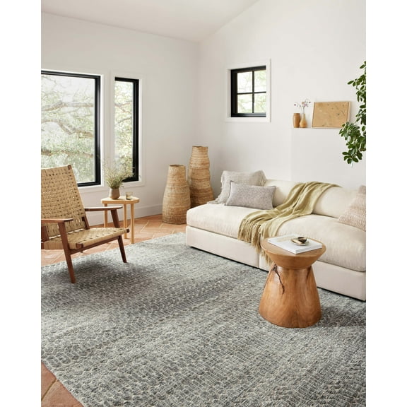 Loloi Neda Ivory / Charcoal 5'-0" x 7'-6" Area Rug