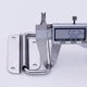 thumbnail image 4 of Folding Stainless Steel Pull, Crate Handle Folding Crate Handles Toolbox Handle, Metal Door Puller Handle,For Toolbox,Cabinet Door,Hat (4 Pieces), 4 of 5