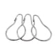 thumbnail image 4 of Monstrate 20 piezas anillos de gancho de cortina Clip colgante de cortina de Metal para varillas de ducha de baño rodillo deslizante accesorios para el Juegos de accesorios de baño Monstrate HA000642-00B, 4 of 6