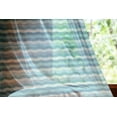 thumbnail image 2 of Abstract Tulle Curtains with Rod Pocket, Ocean Themed Wave Design Marine Art Aquatic Color Palette Horizontal Lines, Sheer Drape for Wedding Party 2 Panels, 7 Sizes, Teal Turquoise, by Ambesonne, 2 of 3