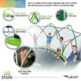 thumbnail image 2 of Spark 8-Foot Trampoline, with Safety Enclosure, Green, 2 of 6