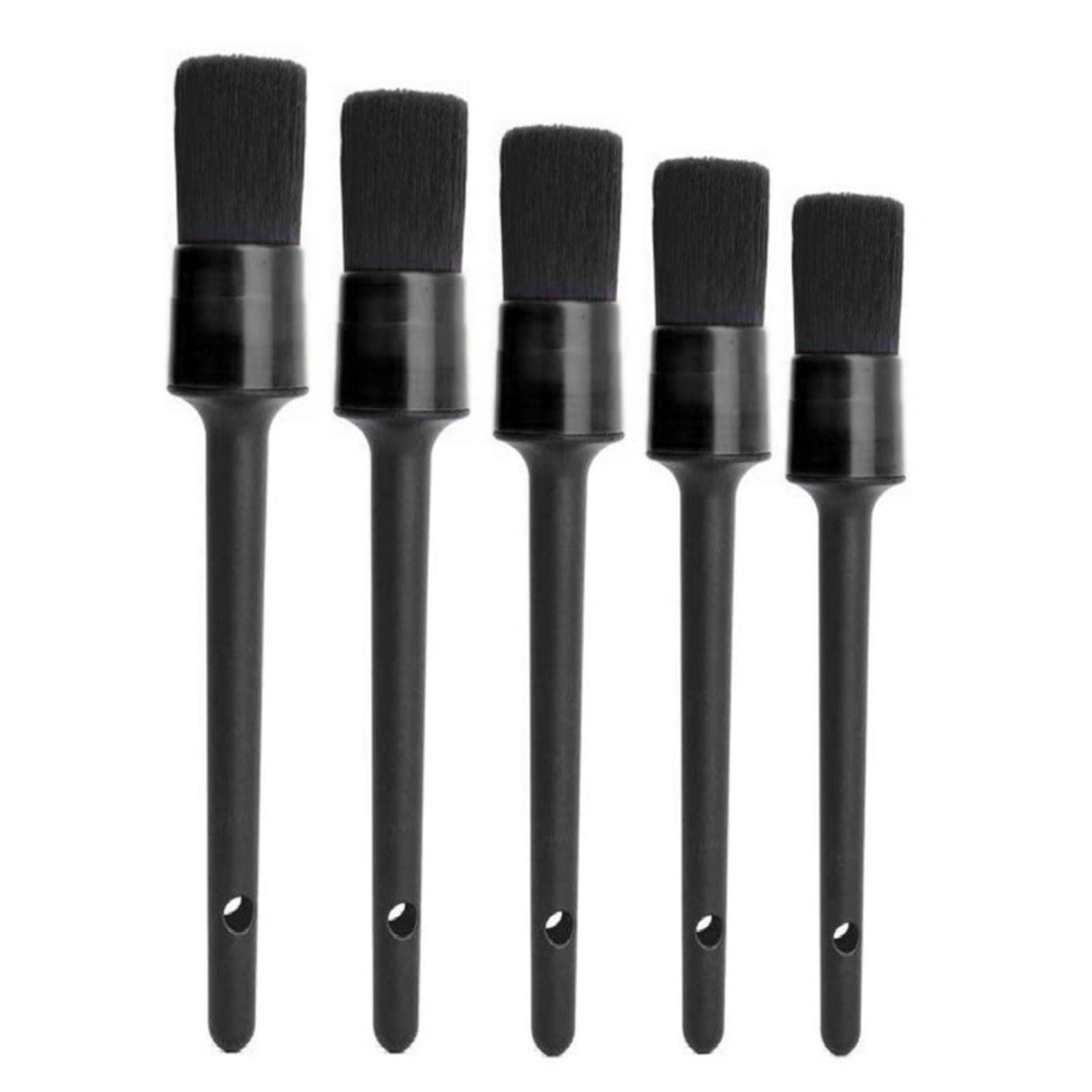 TOPOINT 5Pcs/Set Auto Detailing Brush Car Detail Brushes Supplies For