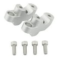 thumbnail image 5 of Dickly 2x Handlebar Risers Heighten Component for Honda NC750x Dct 2014 - 2015 Silver, 5 of 9