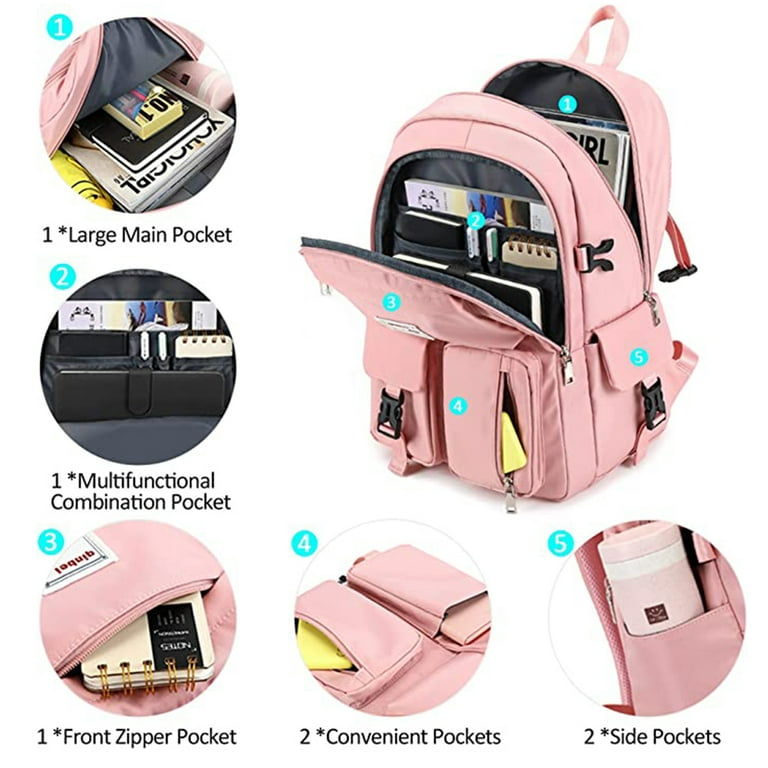 Korean Style Pink Girl School Bags Junior High School Students Backpack  Student School Bag - Buy School Bag,Student Backpack,Backpack Product on