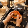 thumbnail image 5 of Halloween Mystery Squishy Toy with Pumpkin Design and Steamer Basket, 1 Pack, Orange and Black, for Kids Party Favors, Squeeze Toy, 5 of 5