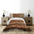 thumbnail image 4 of Ambesonne Vintage Quilted Bedspread Set 2 Pcs, Strikes Pattern, Twin Size, Multicolor, 4 of 5