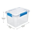 thumbnail image 2 of 6 PACK - EZY STORAGE WATERPROOF 4.7Gal/19Qt/18L STORAGE BOX IP67, 2 of 13