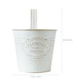 thumbnail image 3 of Hanging Flower Pot Iron Balcony Flower Planter Retro Flowerpot Flower Holder, 3 of 8