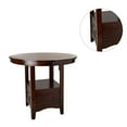 thumbnail image 3 of Simple Relax Round Dining Table with 18" Leaf  in Brown, 3 of 5