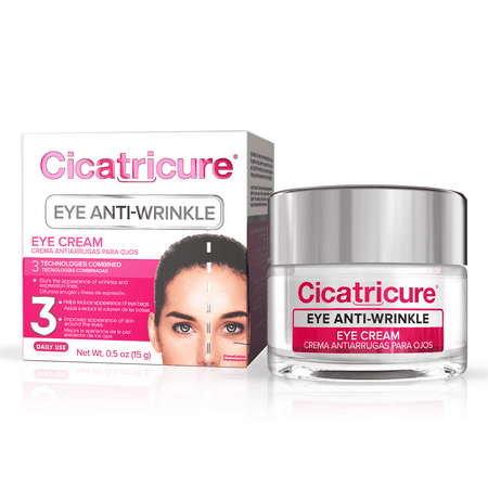 Cicatricure Eye Cream for Dark Circles and Puffiness, Anti-Aging Blur & Filler Treatment for Fine Lines, Under-Eye Bags, and Hydration, 0.5 oz