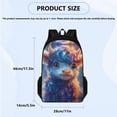 thumbnail image 4 of Garronmavis Aesthetic Baby Highland Cow Backpack and Lunch Box Set for Teen Boys 10-12T High School Backpacks 17 Inch Middle School Bag for Girls 14-16 Bookbag Pencil Case Water Bottle Sleeve, 4 of 7