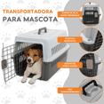 thumbnail image 3 of Transportadora Para Mascotas Mediana Poli Pets, Ligera Y Segura 58 x 38 x 36 cm Para Razas Medianas, 3 of 8