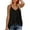 Black, variant on Babysbule Womens Tank Tops Fashion Woman V-Neck Sleeveless T-Shirt Summer Solid Loose Blouse Tops
