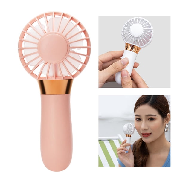 Ventilador de Mano Portátil con Batería Recargable USB de 2 a 7 tiempo de tiempo de tiempo de de Funcionamiento para Mujeres, Niñas, , Ventilador de Bolsillo Pequeñ Rosa Macarena Ventilador de bolsillo de mano
