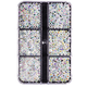 thumbnail image 1 of FloreceBien Diamantes de imitación de tamaño mixto con parte trasera plana, gemas de cristal redondas sin fijación por calor, cuentas de piedra de cristal para cara, uñas, ropa, zapatos, bolsos,, 1 of 5