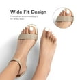 thumbnail image 3 of DREAM PAIRS Women's Ankle Strap Low Wedge Sandals Party Bridal Wedding Dress Shoes, 3 of 7