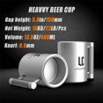 thumbnail image 2 of Taza con peso LECARDIO de 22 lb de acero, vaso fitness para cerveza, 2 of 8