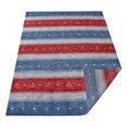 thumbnail image 5 of Rugsotic Carpets Hand Knotted Wool Area Rug 8'x10' Blue Light Blue Contemporary Rectangle Indoor Rug for Living Room, Bedroom Antimicrobial L00212, 5 of 5