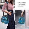 thumbnail image 2 of DouZhe Lunch Bags for Women and Men, Ocean Underwater Fish Prints Reusable Portable Insulated Cooler Waterproof Lunch Tote Bag for Travel Work School Picnic, 2 of 7
