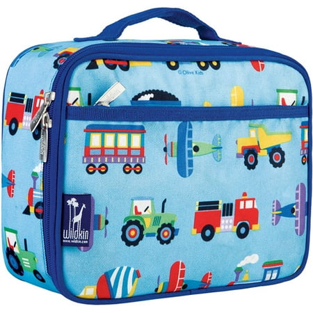 Wildkin Olive Kids Trains, Planes, Trucks Lunch Box