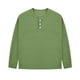 thumbnail image 4 of Camiseta de manga larga con cuello redondo para niño, informal, de color liso, 4 of 6