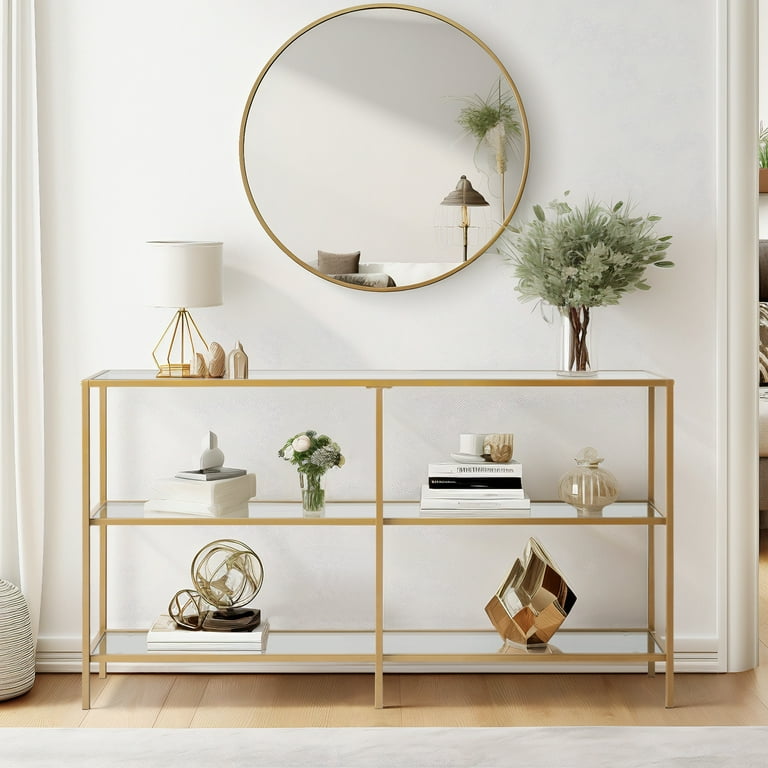 Ktaxon 51 2in Gold Console Table