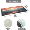 thumbnail image 3 of Sunset Mountain Kitchen Mat Soft and Absorbent Bath Mats for Bathroom Non Slip Quick Dry Shaggy Bath Carpet Machine Wash for Kitchen Bathroom Shower 39x20 in Home Decor, 3 of 7