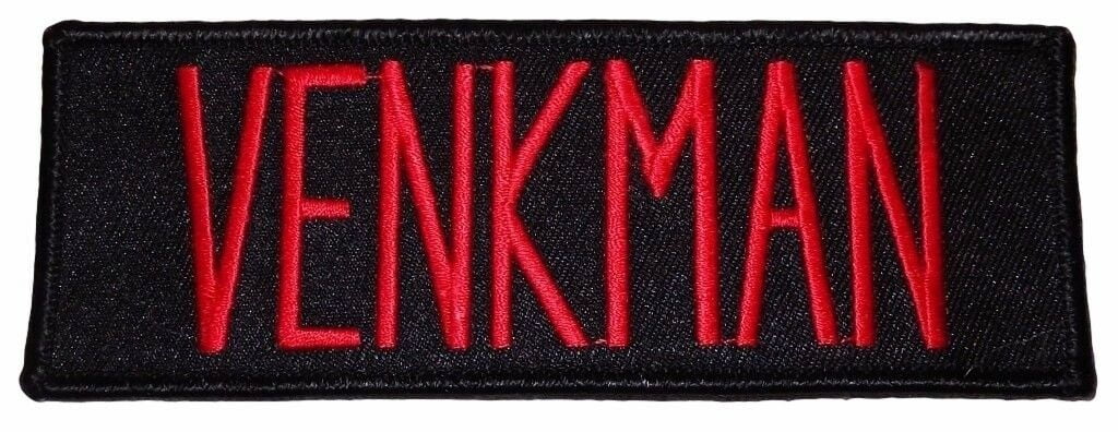 "VENKMAN" ADULTS Iron-on Custom Ghostbusters Name Tag 4" Patch 