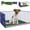 Blue star, variant on Dog Grass Pad with Tray,Foldable Dog Litter Box with High Walls,Odor Free Artificial Grass Pad for Dog Potty,No Assembly,No Spill, Waterproof, Easy to Clean (Black star, S-23.6''Lx23.6''Wx12''H)