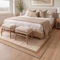 thumbnail image 3 of KUETH 2x7 Machine Washable Neutral Modern Runner Rug, Soft Low Pile Non Slip Backing Rug Runner, Natural Beige Rug for Hallway Kitchen Bedroom, 3 of 5