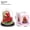 P1284 red rose, variant on HZLKADAQ Eternal Flower Building Blocks with Display Dome - DIY Artificial Flower Bouquet Set, Forever Blooming Floral Model, Ideal Gift for Valentine's Day,Mother's Day,Birthday