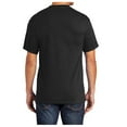 thumbnail image 2 of Men's Core Blend Cotton/Polyester Pocket Tee Jet Black Small, 2 of 4