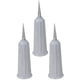 thumbnail image 1 of Memorial Decoration Cone Shaped Vase For Grave Site Flower Arrangement Plastic 3Pcs, 1 of 3