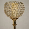 thumbnail image 4 of Balsa Circle 37" Faux Crystal Beaded Wedding Centerpiece Gold, 4 of 6