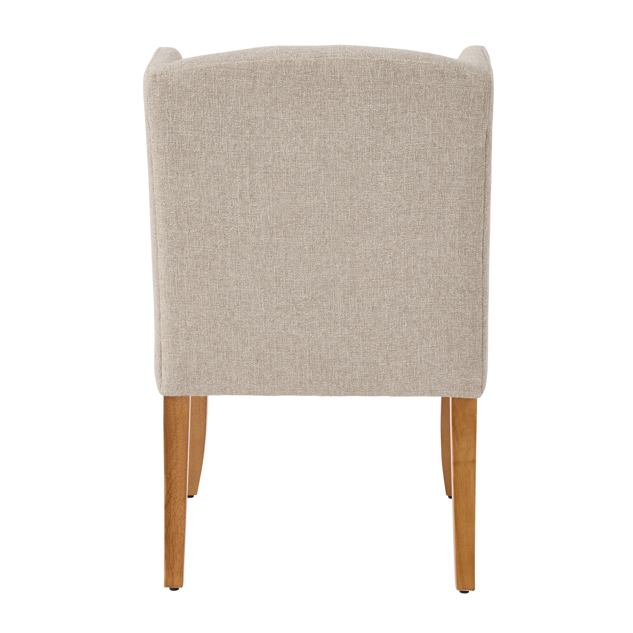 Better Homes & Gardens Windsor Upholstered Wingback Dining Chair 2 Pack, Wheat