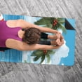thumbnail image 5 of Santa Claus Yoga Towel with Storage Bag, 72.8"x26.8", Suitable for Yoga, Pilates, Fitness, etc., 5 of 6