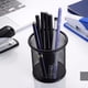 thumbnail image 1 of Cubo de almacenamiento multiusos para escritorio de oficina, de metal, multifunción, para bolígrafos, 1 of 9