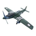 thumbnail image 3 of 1:48 Scale USA Fighter Building Kits Desk Decoration Assemble Aircraft Model dark green, 3 of 8