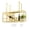 Gold, variant on ToppiJoy Ceiling Wine Rack, Hanging Wine Glass Rack with Glass Holder, for Bar Hotel Kitchen Restaurants (White)