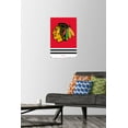 thumbnail image 2 of NHL Chicago Blackhawks - Logo 21 Wall Poster with Pushpins, 14.725" x 22.375", 2 of 6