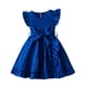 thumbnail image 1 of Odeerbi Niñas Verano Ruffle Vestidos Princesa Vestido Vacaciones En La Playa Sin Mangas Cuello Redondo A-Line Dress, 1 of 5