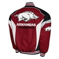 thumbnail image 3 of Men's Franchise Club Cardinal Arkansas Razorbacks Driven Full-Zip Twill Jacket, 3 of 3