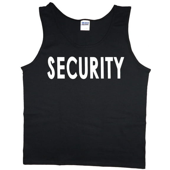 Mens Tank Tops Security Mens Shirts Sleeveless Muscle Tees